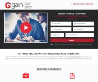 Medicaregain.com(Medicare CRM) Screenshot
