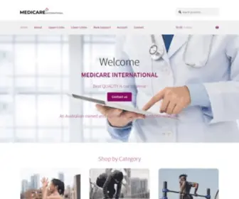Medicareinternational.com.au(Medicare International) Screenshot