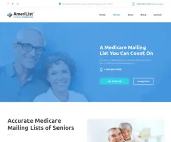 Medicaremailinglist.com(Medicare Marketing List) Screenshot