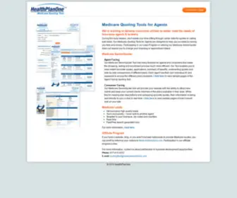 Medicarequotingtool.com(Medicare Quoting Tools for Agents) Screenshot