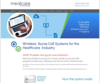 Medicaresystems.co.uk(Nurse Call Systems) Screenshot