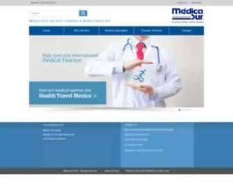 Medicasur.com.mx(Médica Sur) Screenshot