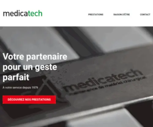 Medicatech.ch(Ciseaux micro) Screenshot