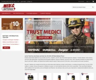 Medicbatteries.com(Buy Bulk Energizer and Rayovac Batteries) Screenshot