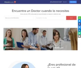 Medicbook.com.mx(Directorio Medico) Screenshot