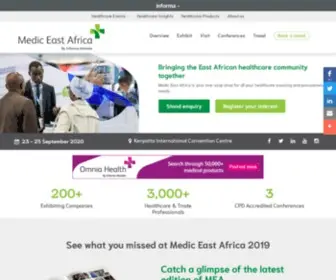 Mediceastafrica.com(Medic East AfricaSeptember 2020) Screenshot