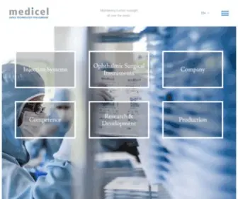 Medicel.com(Home) Screenshot