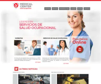 Medicenter.com.pe(Lideres en Servicios de Salud Ocupacional) Screenshot