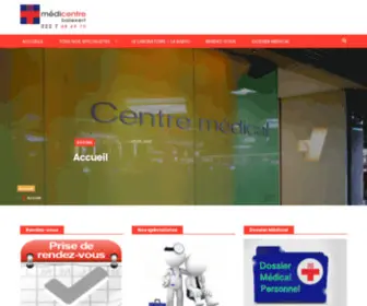 Medicentre.ch(Médicentre) Screenshot