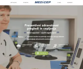 Medicep.si(Preventivni zdravstveni pregledi in cepljenja) Screenshot