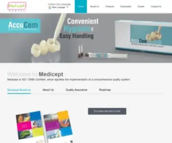 Mediceptdental.co.uk(Medicept Dental) Screenshot