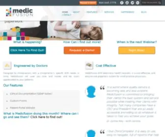 MedicFusion.com(Medicfusion EHR) Screenshot