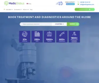 MedicGlobus.com(Free Hospitals & Doctors Booking Service Worldwide) Screenshot