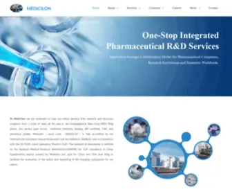 Medicilon.com(Contract Research Organization(CRO)) Screenshot