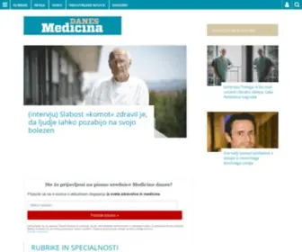 Medicina-Danes.si(Medicina danes) Screenshot