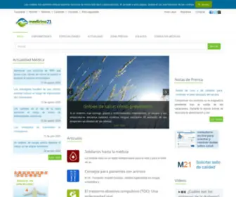 Medicina21.com(Salud, Medicina y Paciente) Screenshot