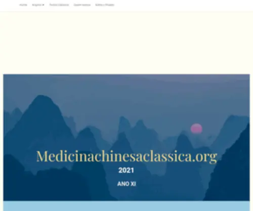 Medicinachinesaclassica.org(Medicinachinesaclassica) Screenshot