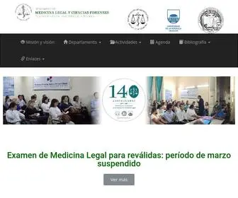 Medicinalegal.edu.uy(UdelaR Portada estática) Screenshot