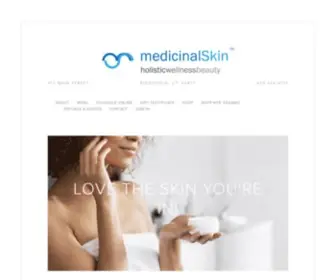 Medicinalskin.com(Medicinal Skin) Screenshot