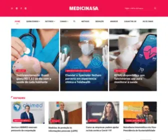 Medicinasa.com.br(Medicina S/A) Screenshot