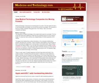 Medicineandtechnology.com(Medicine and Technology) Screenshot