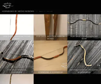 Medicinebows.com(Traditional Archery Equipment) Screenshot