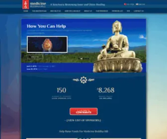 Medicinebuddhahill.com(Medicine Buddha Hill) Screenshot