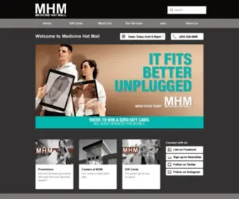 Medicinehatmall.com(Come Visit Medicine Hat's Premier Shopping Mall) Screenshot