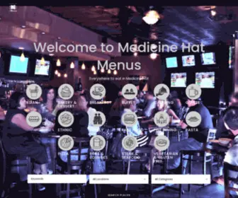 Medicinehatmenus.com(Every Place to eat in Medicine Hat) Screenshot