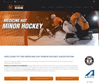 Medicinehatminorhockey.com(Medicine Hat Minor Hockey Association) Screenshot
