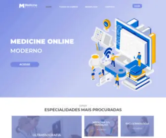 Medicineonline.com.br(Medicine Cursos Online) Screenshot