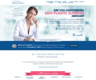 Medicinepoland.pl(Safe plastic surgery abroad) Screenshot