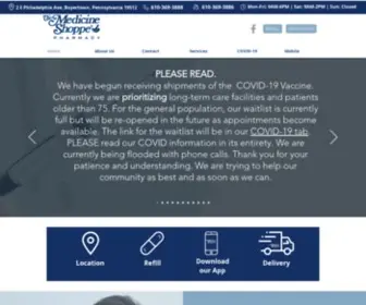 Medicineshoppeboyertown.com(The Medicine Shoppe Pharmacy) Screenshot