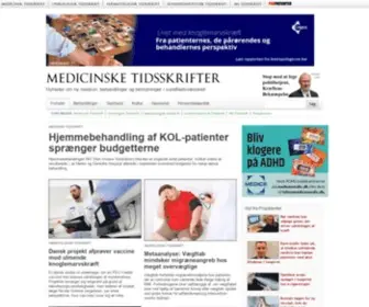 Medicinsketidsskrifter.dk(Forside) Screenshot