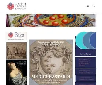 Medici.org(The Medici Archive Project) Screenshot