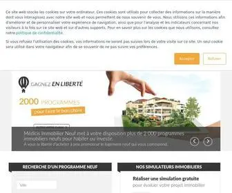 Medicis-Patrimoine.com(Immobilier neuf) Screenshot