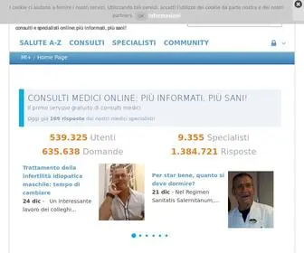 Medicitalia.it(Consulti medici e specialisti online: più informati) Screenshot