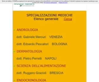 Medicitaliani.net(GLI STUDI DEI MEDICI ITALIANI) Screenshot
