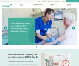 Mediclin.de(Ihre) Screenshot