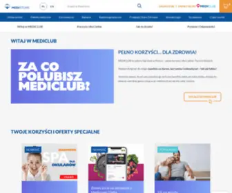 Mediclub.pl(Twój sposób na zdrowsze życie) Screenshot