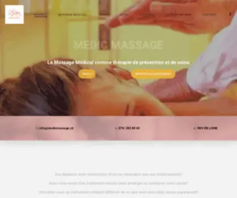 Medicmassage.ch(Massage Médical) Screenshot