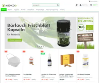 Medico24.de(Nahrungsergänzungsmittel) Screenshot