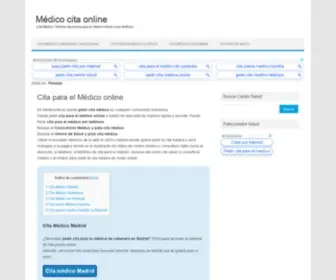 Medicocita.es(Cita) Screenshot