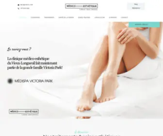 Medicoesthetique.com(Découvrez la Clinique Médico Esthétique du Vieux) Screenshot