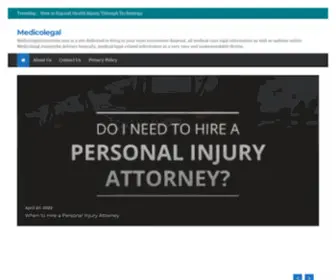 Medicolegalmavericks.com(Medicolegal mavericks delivers basically) Screenshot