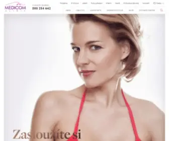 Medicomclinic.cz(Prestižní klinika plastické chirurgie) Screenshot