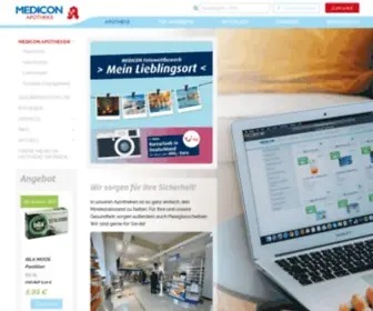 Medicon-Apotheke.de(Medicon Apotheke) Screenshot