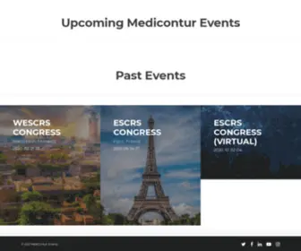 Mediconturevents.com(Medicontur Events) Screenshot