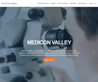 Mediconvalley.com(Discover the leading life science cluster in Scandinavia) Screenshot
