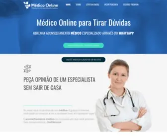 Medicoonlinegratis.com.br(Médico Online para tirar Dúvidas) Screenshot